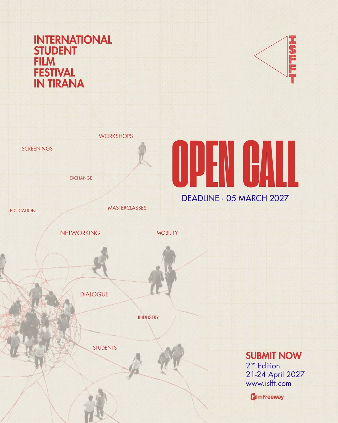 ISFFT 2027 Open Call - Deadline 05 March 2027
