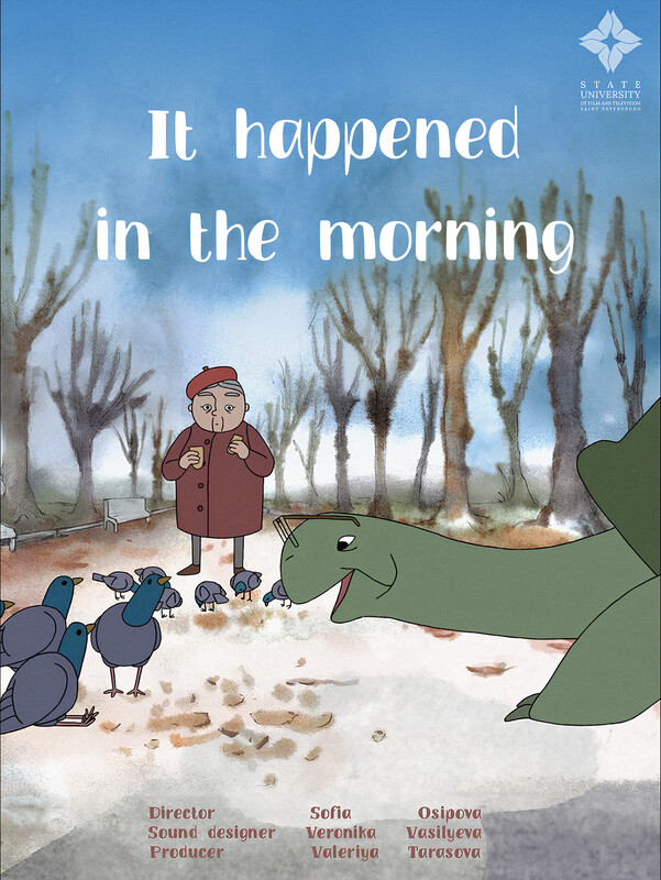 It happened in the morning